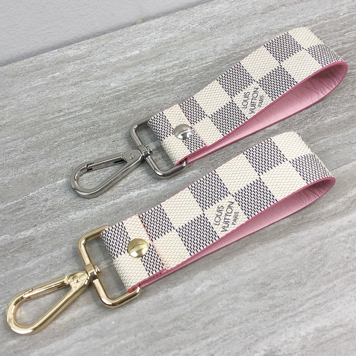 Authentic Repurposed Designer Card Holder Keychain Pouch – LuxAlaine