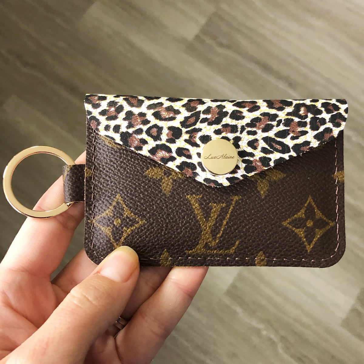 Leopard Leather Designer Canvas Earrings – LuxAlaine