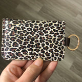 Authentic Repurposed Designer Card Holder Keychain Pouch