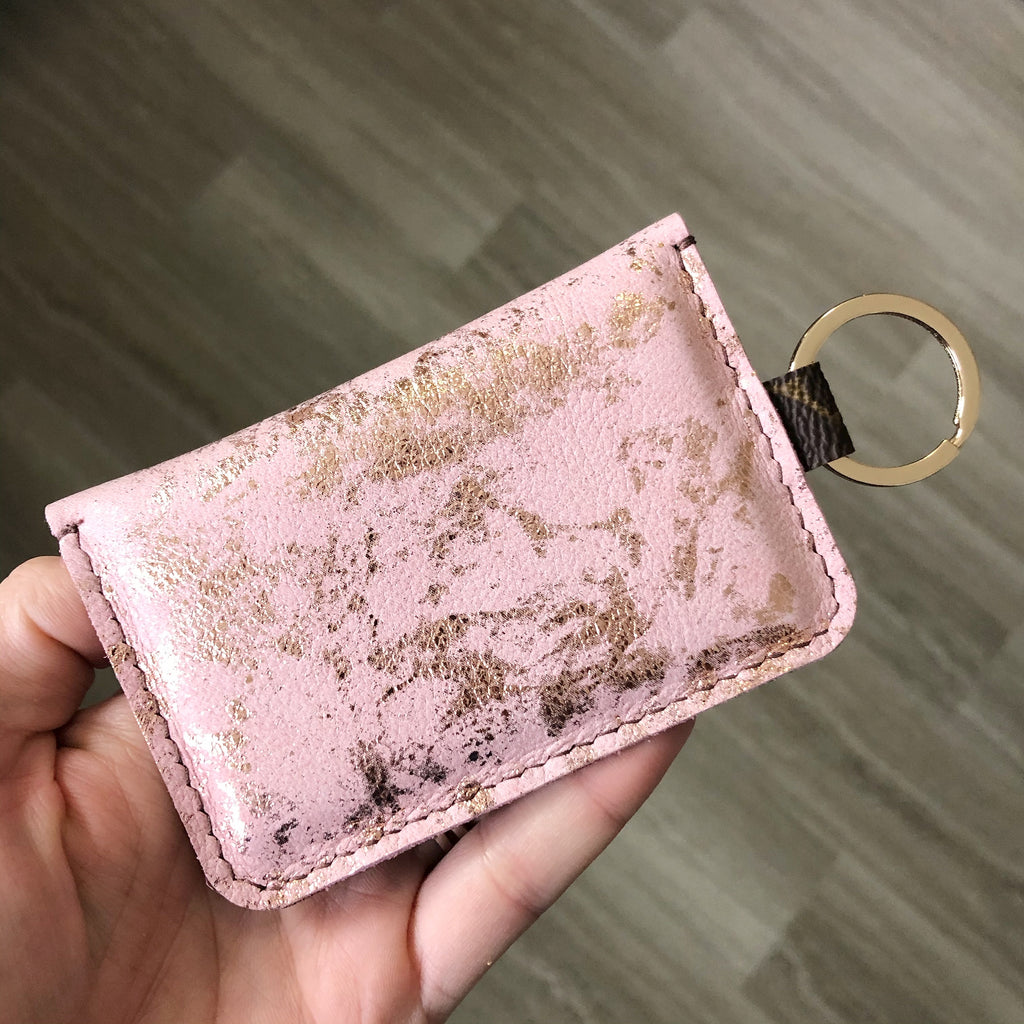 Repurposed Upcycled Keychain Wallet Card Holder Brown - $22 (38% Off  Retail) - From savannah